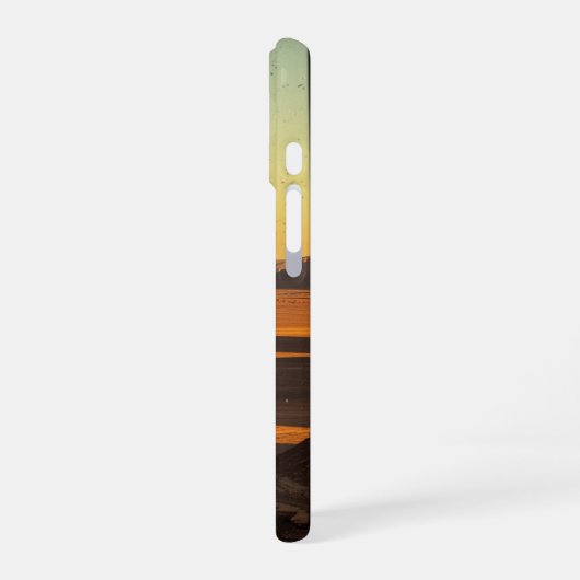 Vintage Desert Rock Plateau iPhone 16ケース (左側面)