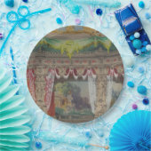 Vintage design paper plates ペーパープレート (パーティー)