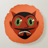 Vintage Devil ラウンドクッション (正面)