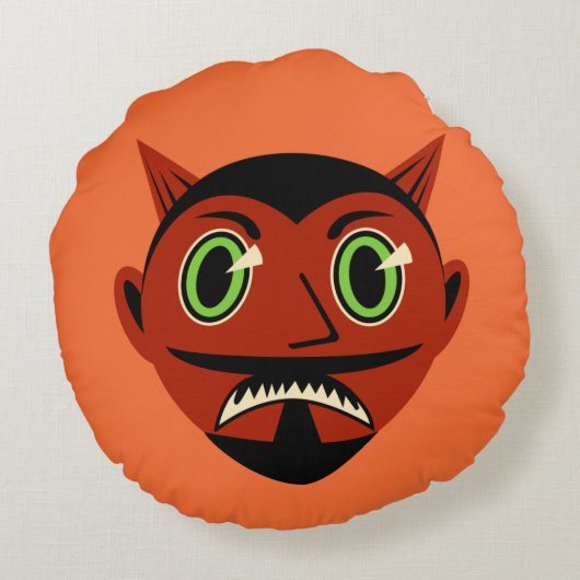 Vintage Devil ラウンドクッション (裏面)
