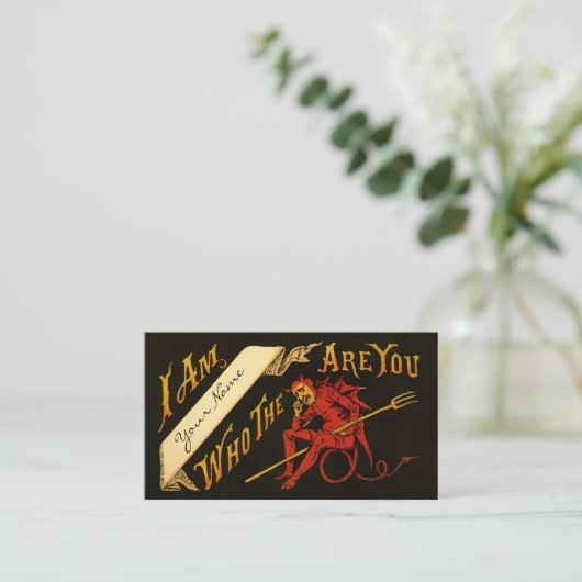 Vintage Devil Dark  名刺 (スタンド正面)