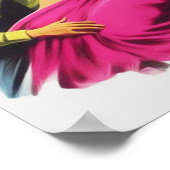 Vintage Devil Woman ポスター (角)