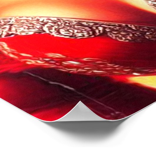 Vintage Devilish Woman ポスター (角)