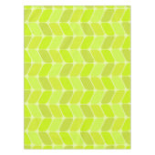 Vintage Diagonal Rectangles Chartreuse テーブルクロス (正面)