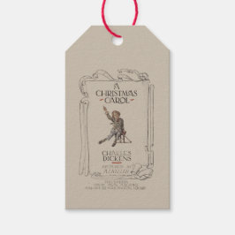 Vintage Dickens A Christmas Carol Gift Tag ギフトタグ