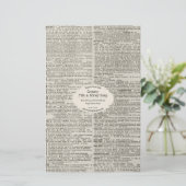 Vintage Dictionary Soap Definition Soap Wrap Paper (スタンド正面)