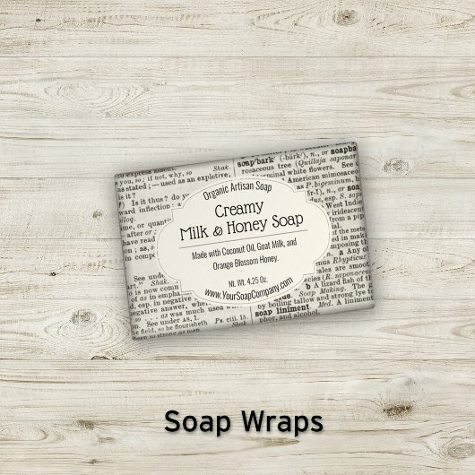 Vintage Dictionary Soap Definition Soap Wrap Paper