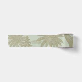 Vintage Dinosaur Toile Pattern Prehistoric Jungle  サテンリボン