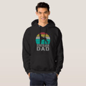 Vintage Doberman Pinscher Dad Retro パーカ (正面フル)