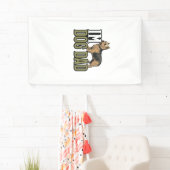 Vintage Dog Dad Terrier Engraving Shirt Design_1 横断幕 (インサイチュ)