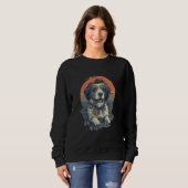 "Vintage Dog Style women's Sweatshirt  スウェットシャツ (正面フル)