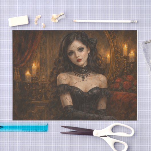 Vintage Doll  薄葉紙 (クラフト)