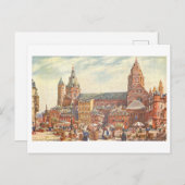 Vintage Dom/Cathedral Mainz Germany ポストカード (正面/裏面)