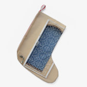 VINTAGE DOOR スモールクリスマスストッキング (正面 (吊り時))