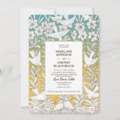 Vintage Dove Love Wedding 招待状 (正面)