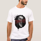 Vintage Dracula Gothic Vampire Tシャツ (正面)