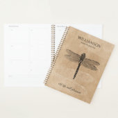 Vintage Dragonfly プランナー手帳 (ディスプレー)