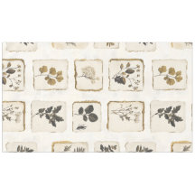 Vintage dried pressed wildflowers herbal botanical