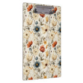 Vintage Dried Wildflower Navy Terracotta クリップボード (右)