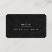 Vintage Drummer Drum Kit Band Elegant  名刺 (裏面)