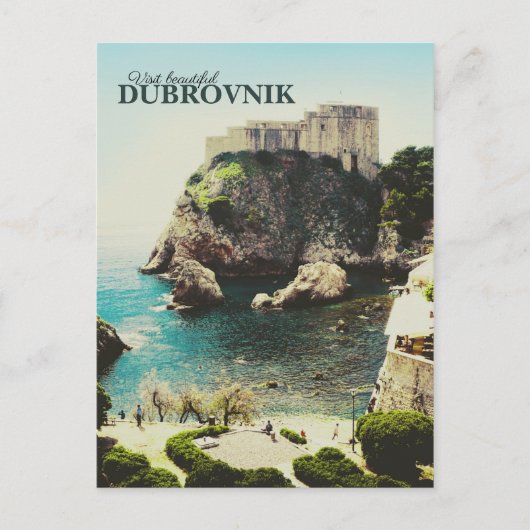 Vintage Dubrovnik ポストカード (正面)