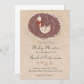 Vintage Duckling 招待状 (正面/裏面)