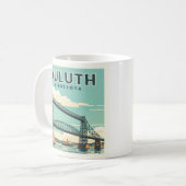 Vintage Duluth Minnesota コーヒーマグカップ (正面左)