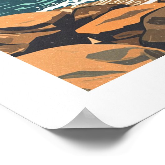 Vintage Duluth Minnesota ポスター (角)