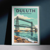 Vintage Duluth Minnesota ポスター