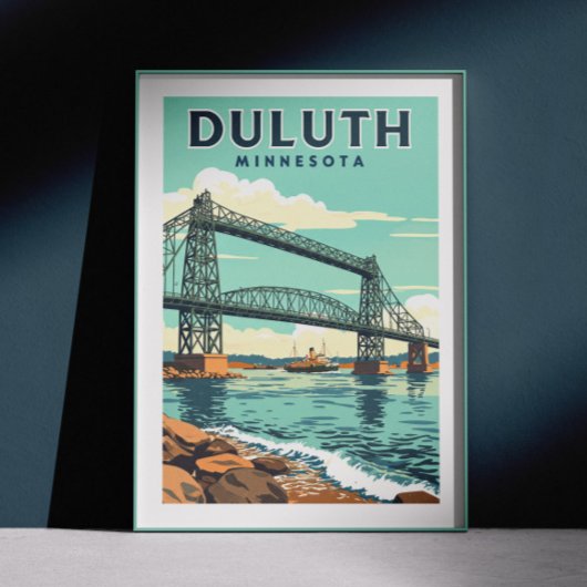 Vintage Duluth Minnesota ポスター