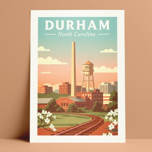 Vintage Durham North Carolina ポストカード