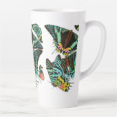 Vintage E.A. Séguy's Green butterflies カフェラテマグ (右)