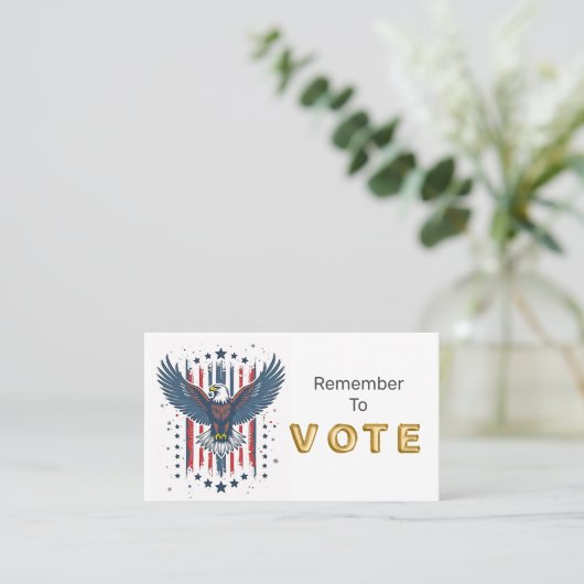 Vintage Eagle Vote 名刺 (スタンド正面)