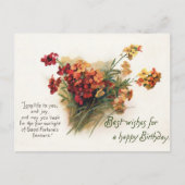Vintage Early 1900's Birthday Greeting Postcard ポストカード (正面)