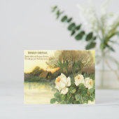 Vintage Early 1900's Birthday Greeting Postcard ポストカード (スタンド正面)