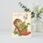 Vintage Early 1900's Birthday Greeting Postcard ポストカード (スタンド正面)