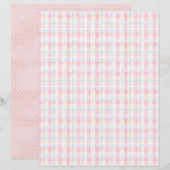 Vintage Easter Background Scrapbook Paper (正面/裏面)