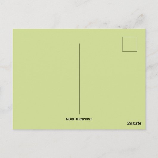 Vintage Easter Bunny and Gnome ポストカード (裏面)