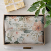 Vintage Easter Bunny Floral (10) 薄葉紙 (ギフト)