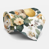 Vintage Easter Bunny Floral (2)  ネクタイ (ロール)