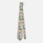 Vintage Easter Bunny Floral (3)  ネクタイ (正面)