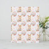 Vintage Easter Bunny Scrapbook Paper (スタンド正面)