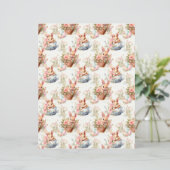 Vintage Easter Bunny Scrapbook Paper (スタンド正面)