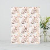 Vintage Easter Bunny Scrapbook Paper (スタンド正面)