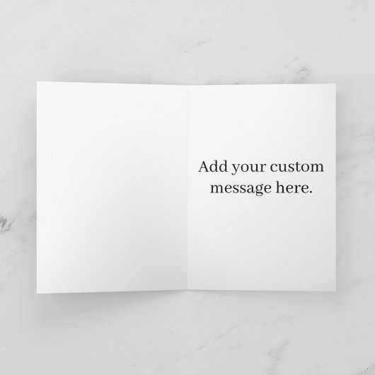 Vintage Easter Bunny Spring カード (内部)