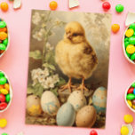 Vintage Easter Chick Basket ポストカード<br><div class="desc">このデザインはデジタルアートを通して作られたパーソナライズされた。クリックそのボタンと色を変えカスタマイズて、名前やイニシャルや単語を追加することによお気に入りのって作られた。私は連絡colorflowcreations@gmail.comで私はもし、このデザインを別の製品に持つ必要がある。私の創造の詳細を見る後を追か、www.facebook.com/colorflowcreations、www.instagram.com/colorflowcreations、およびwww.pinterest.com/colorflowcreationsで私を見る。</div>