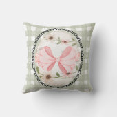 Vintage Easter Egg Bow Spring クッション (裏面)