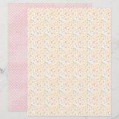 Vintage Easter Eggs Scrapbook Paper (正面/裏面)