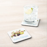 Vintage Easter Eggs with cherry blooms& Greek text コースター<br><div class="desc">Vintage Easter Eggs with cherry blooms and Greek text , Greek Easter wishes "Καλό Πάσχα ! " -you can customize this plastic coaster now with your own words - Zazzle supports Greek letters . Great spring feel . The antique image was edited and applied on this item by Alma Wad...</div>