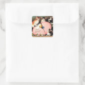 Vintage Easter Greetings スクエアシール (バッグ)